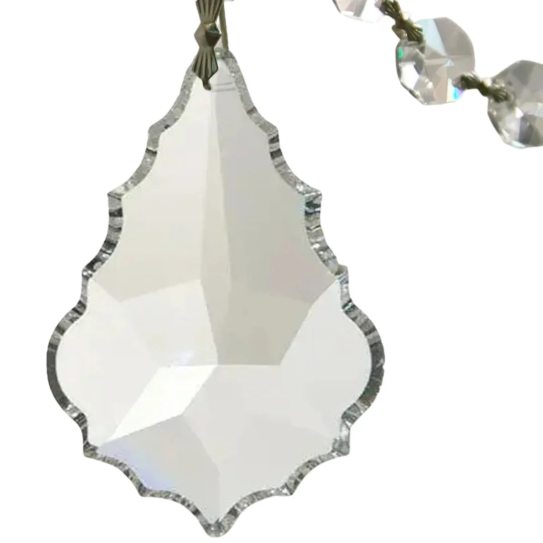 Sparkling Silver Crystal Chandelier
