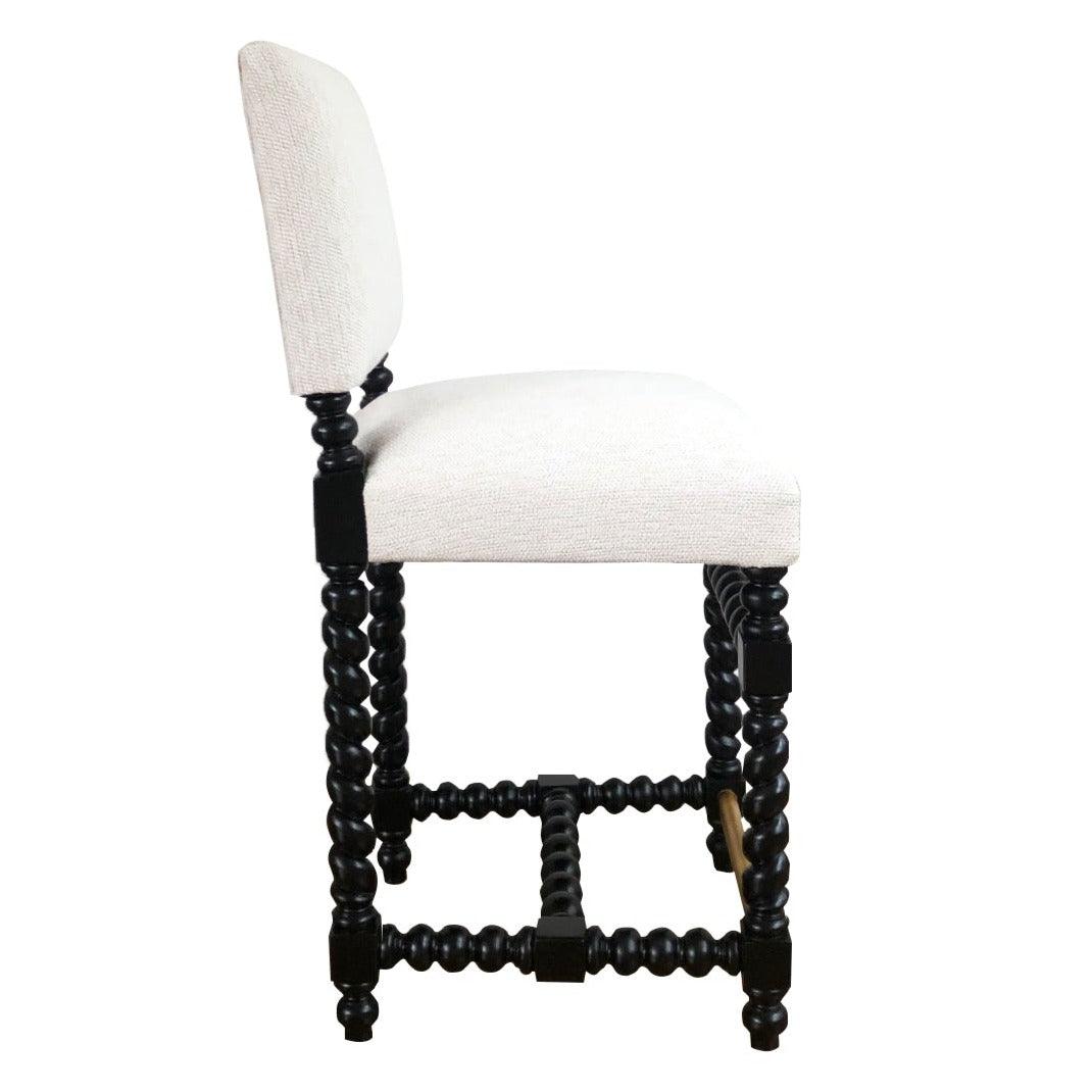 Spiral Leg Spanish Counter Stool