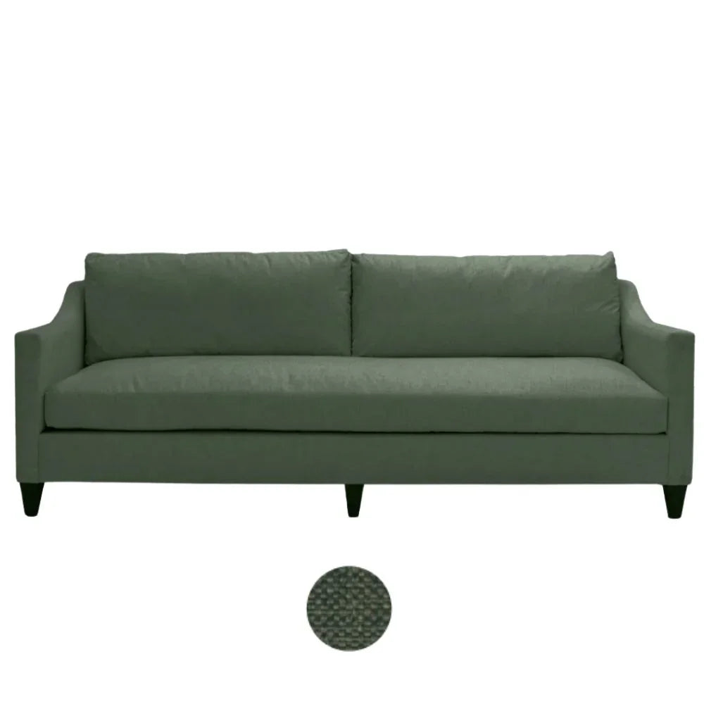 Madison White Upholstered Sofa