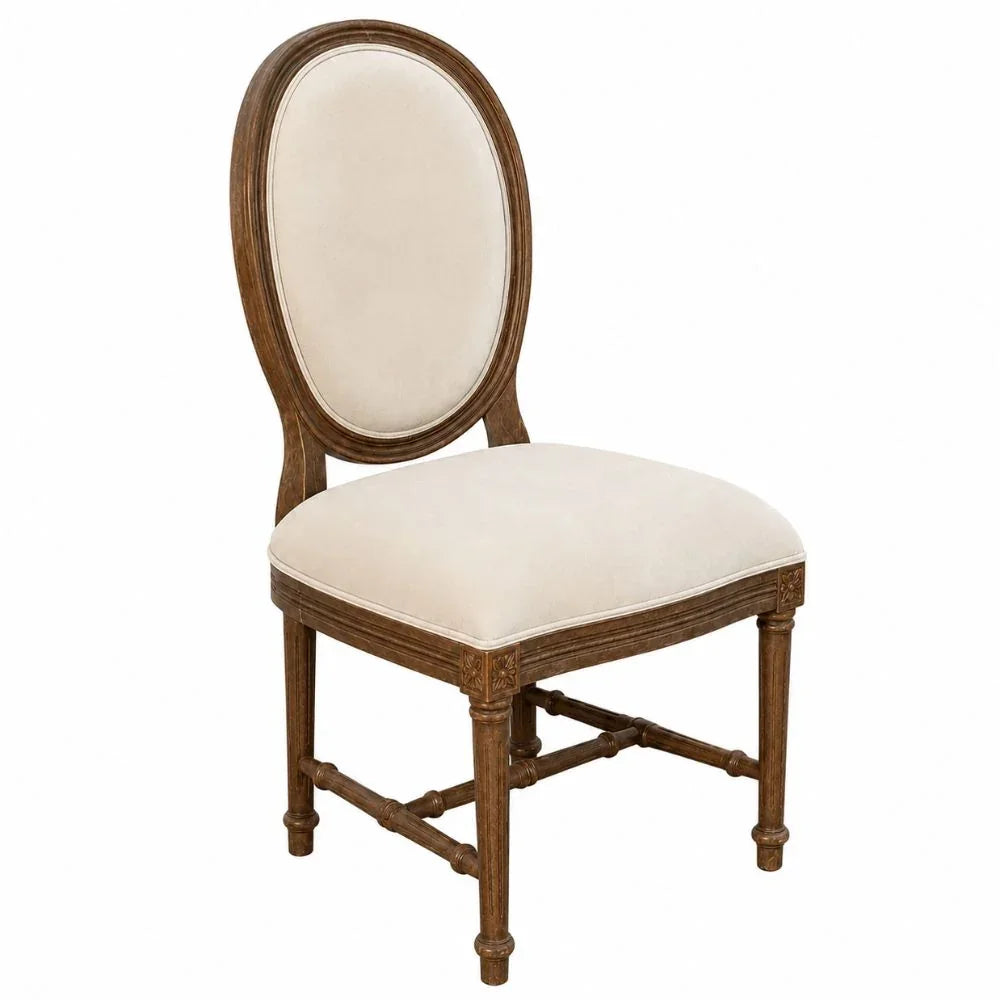 St. Germain Wood Stained Louis Dining Chair