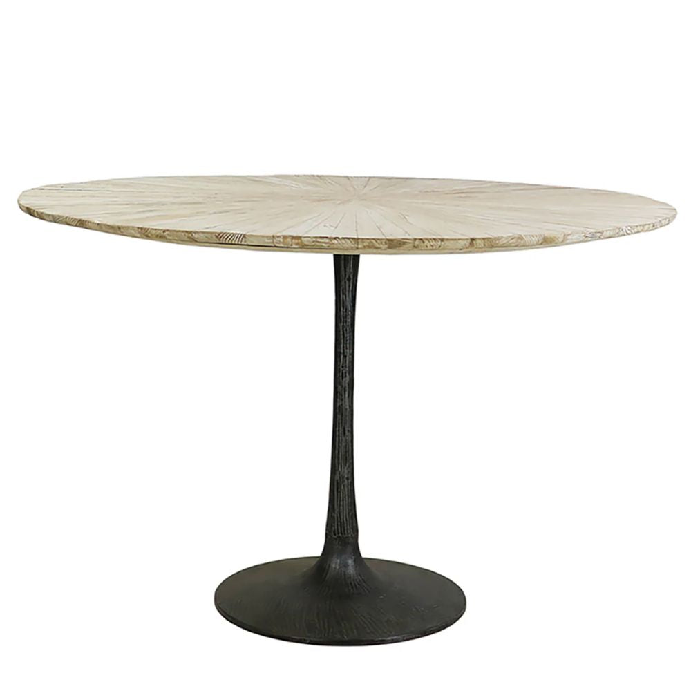 Sandblasted Starburst Round Dining Table