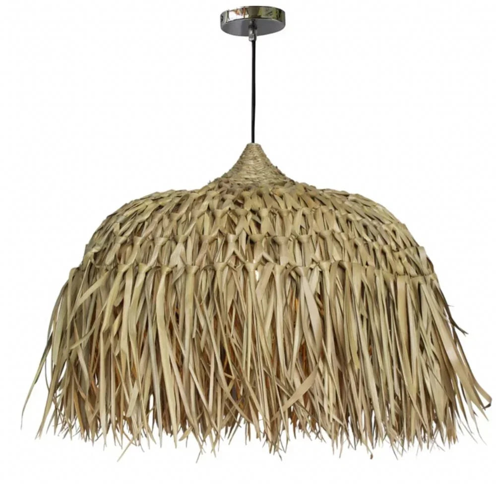 Tropical Vibes Seagrass Chandelier