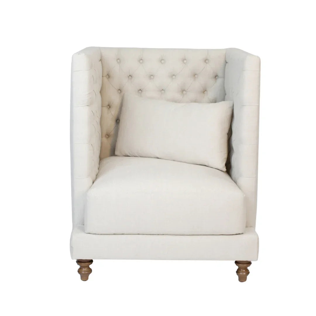 Kingston Tufted Square Back Armchair
