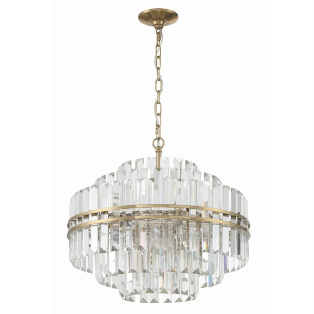 Contempo Tiered Crystal Chandelier
