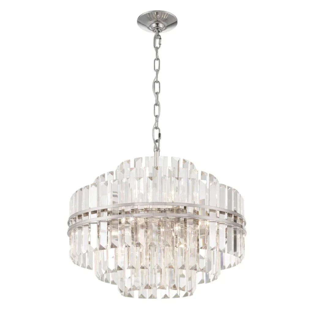 Contempo Tiered Crystal Chandelier