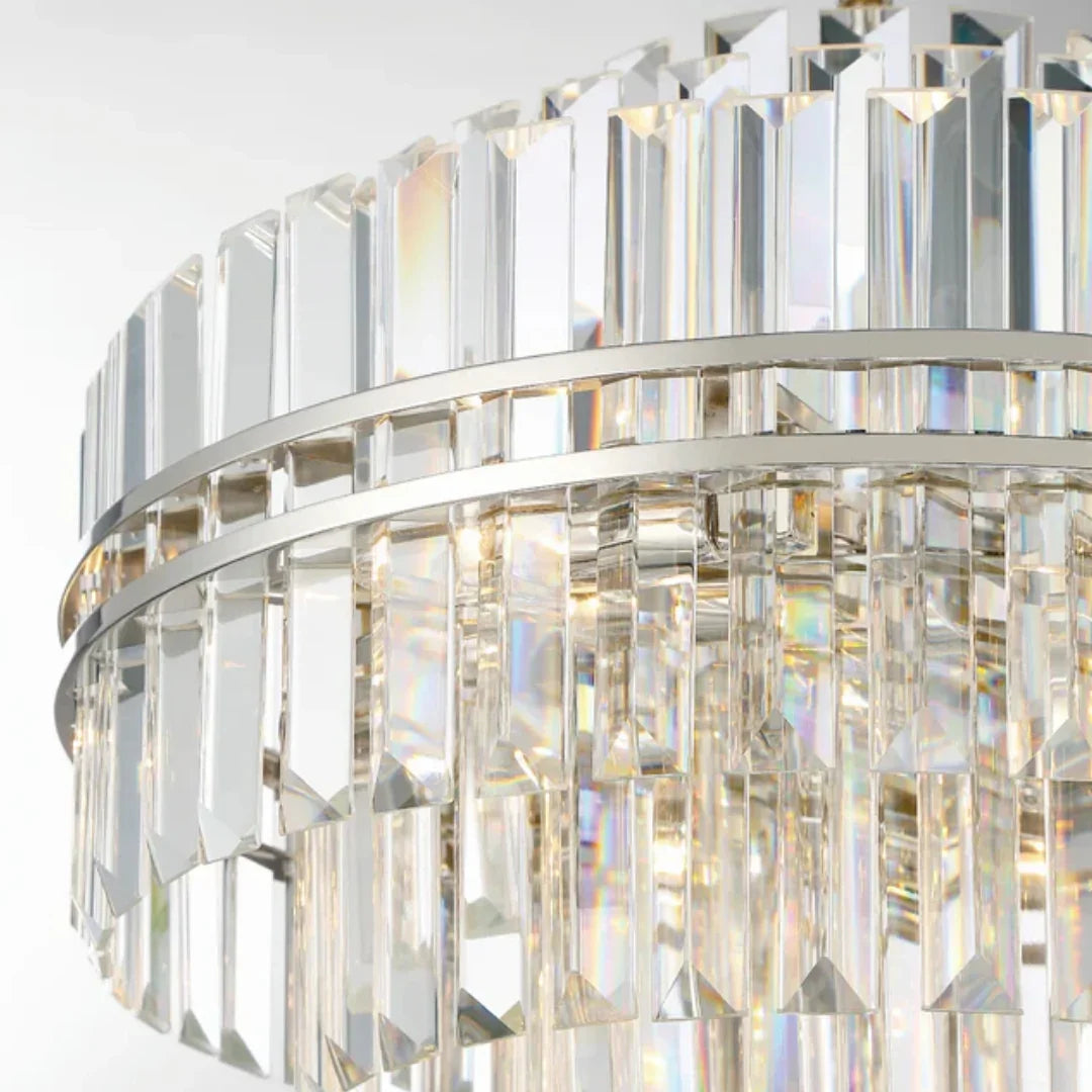 Contempo Tiered Crystal Chandelier