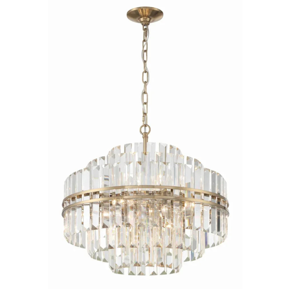Contempo Tiered Crystal Chandelier