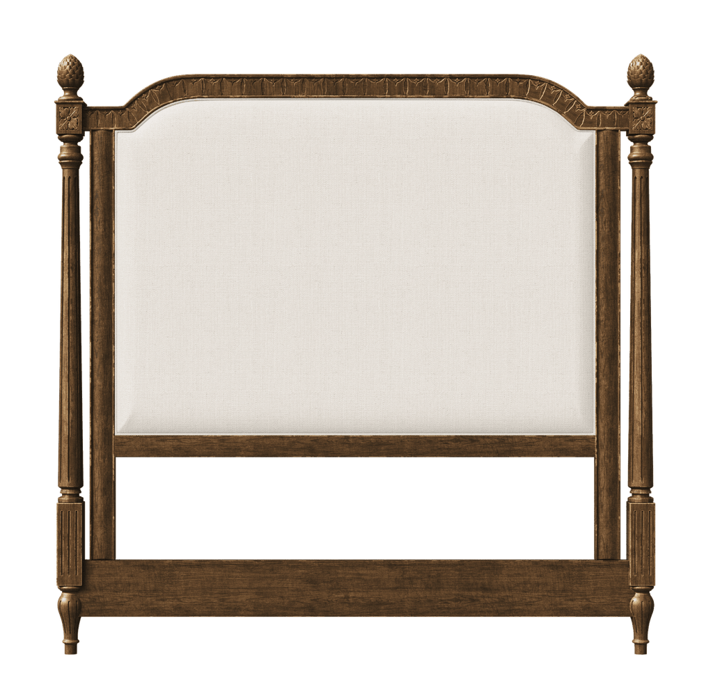 Tiffany Finial Upholstered Headboard