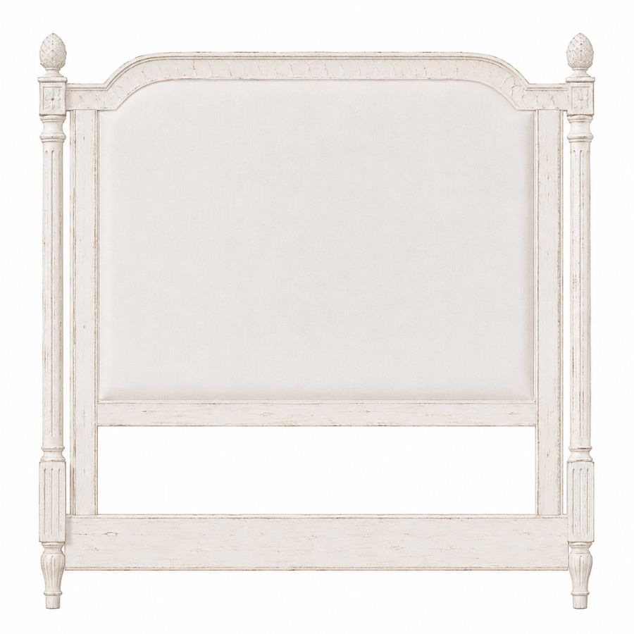 Tiffany Finial Upholstered Headboard