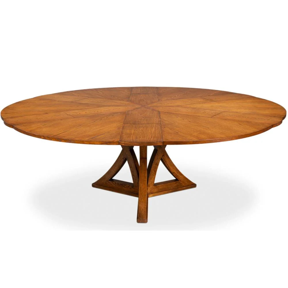 Casual Tobacco Brown Jupe Dining Table
