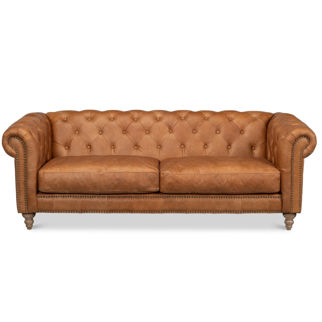 Top Grain Leather Classic Sofa