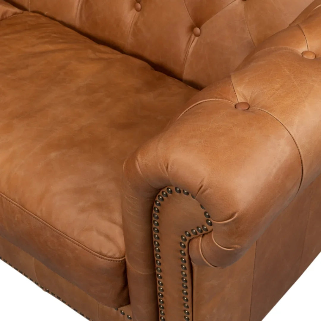 Top Grain Leather Classic Sofa