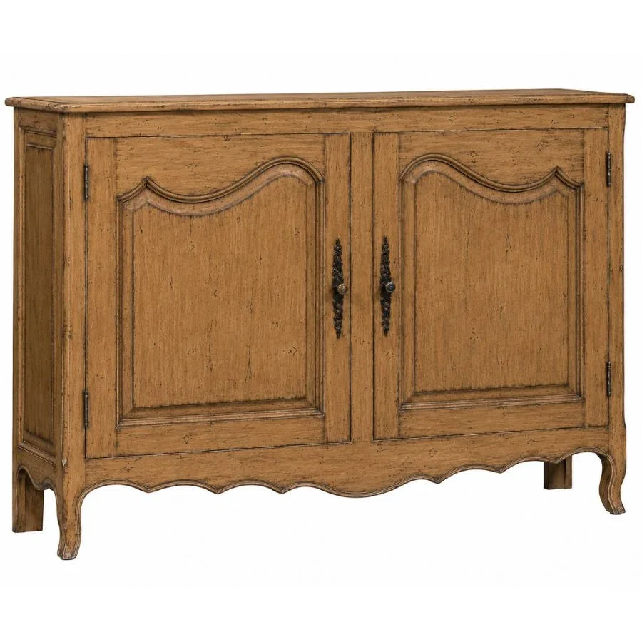 Rustic Pine Traditional French Country Sideboard