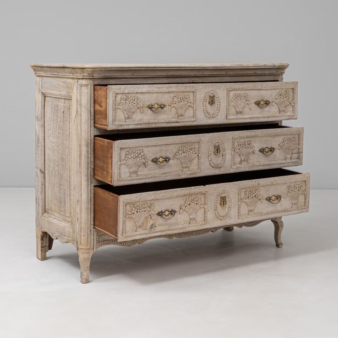 Antique French Treasure Commode, Circa 1870