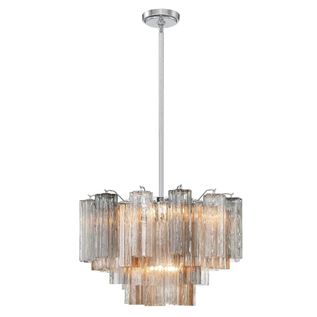 Tronchi Glass Tiered Chandelier