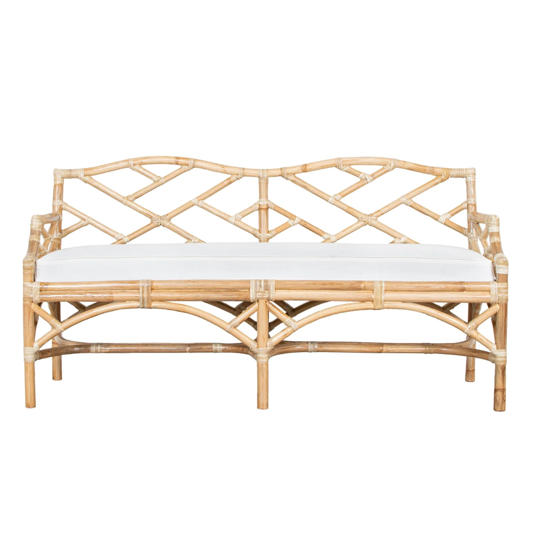 Tropical Breeze Rattan Seating Bench