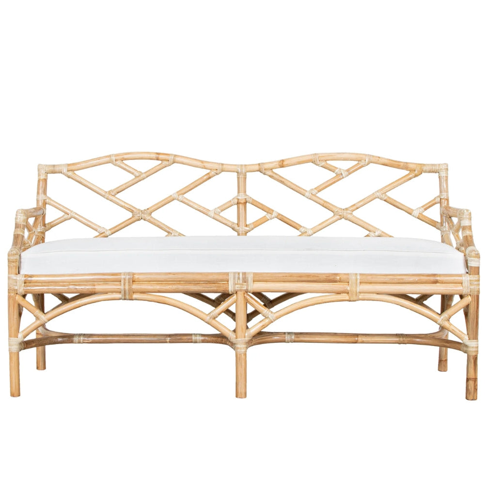 Tropical Breeze Rattan Seating Bench