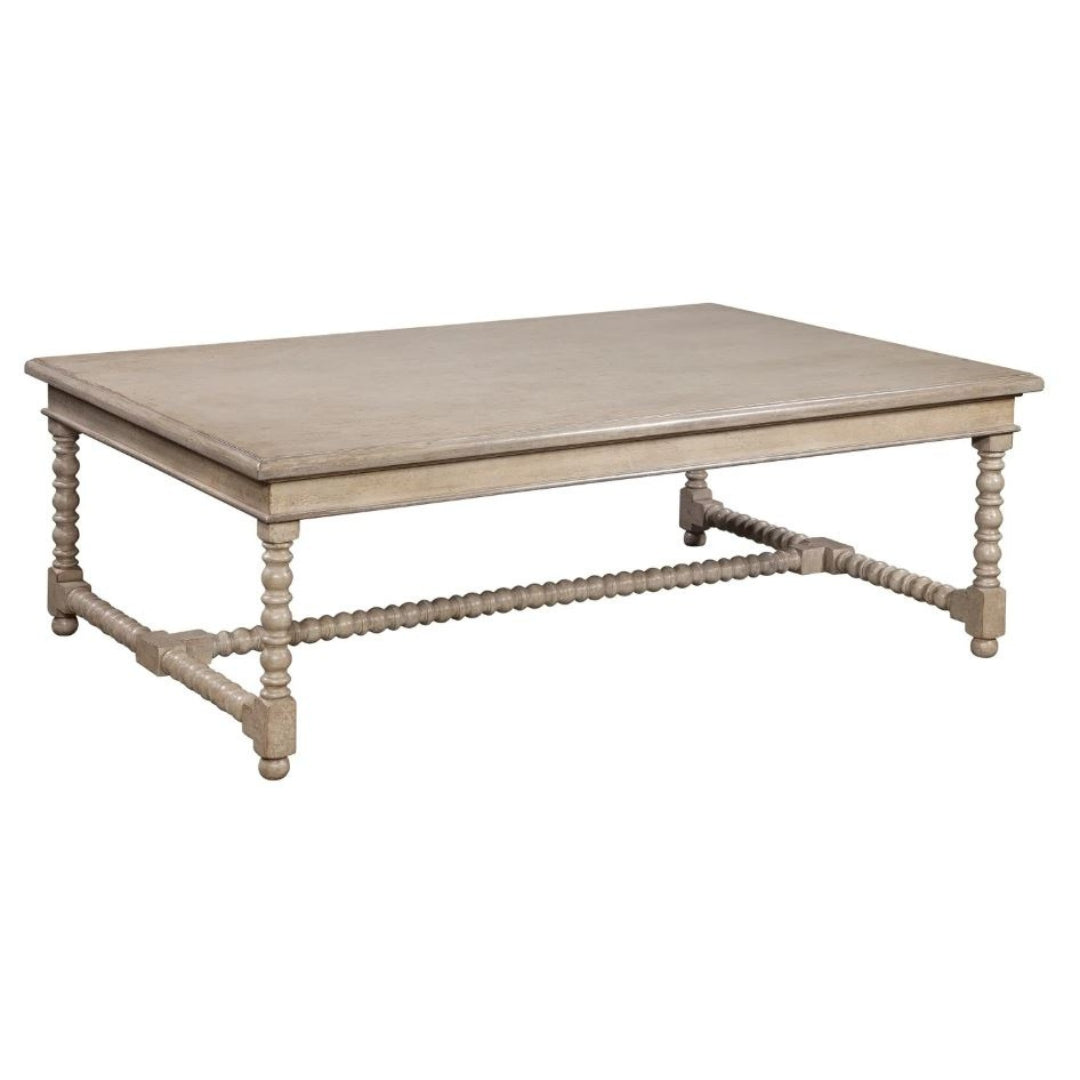 French Turned-Leg Coffee Table