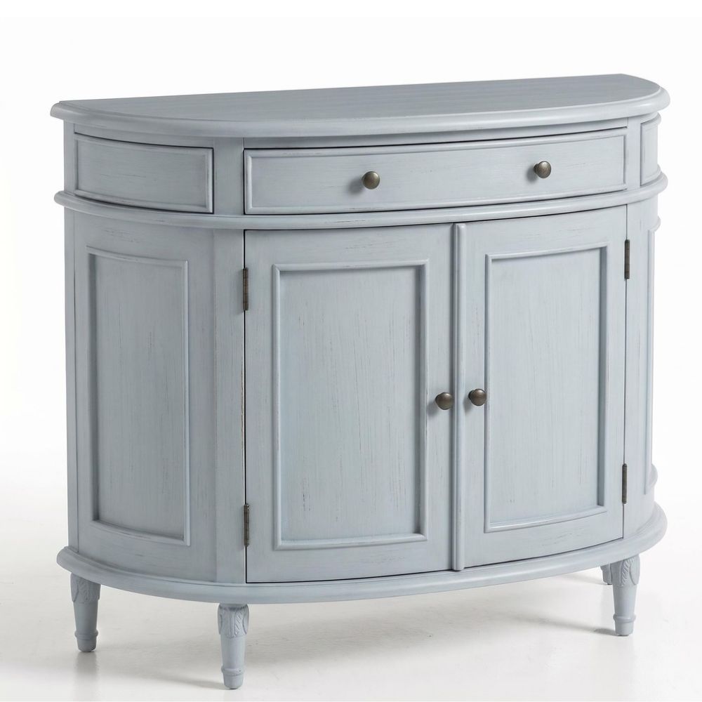 White Tuscan Demilune Sideboard