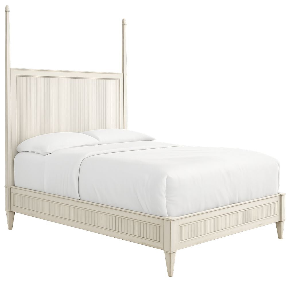 Two Poster Reeded Platform Bed