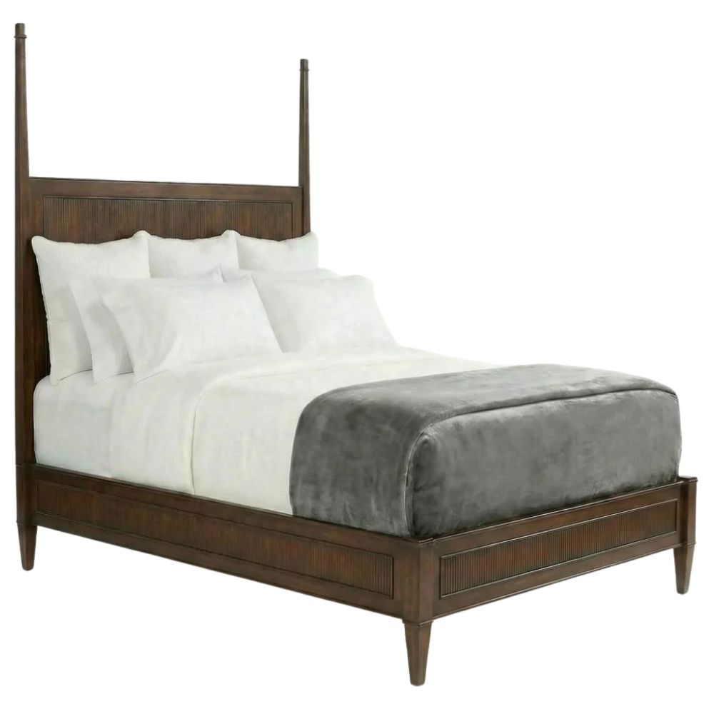 Two Poster Reeded Platform Bed