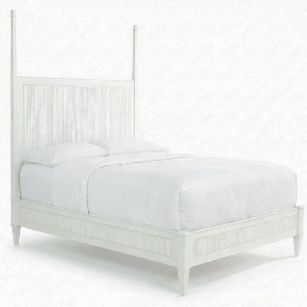 Two Poster Reeded Platform Bed