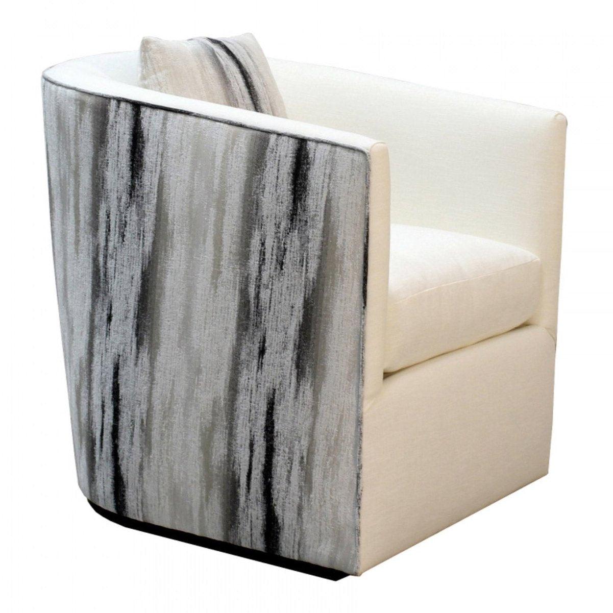 Tuxe Barrel Swivel Accent Chair