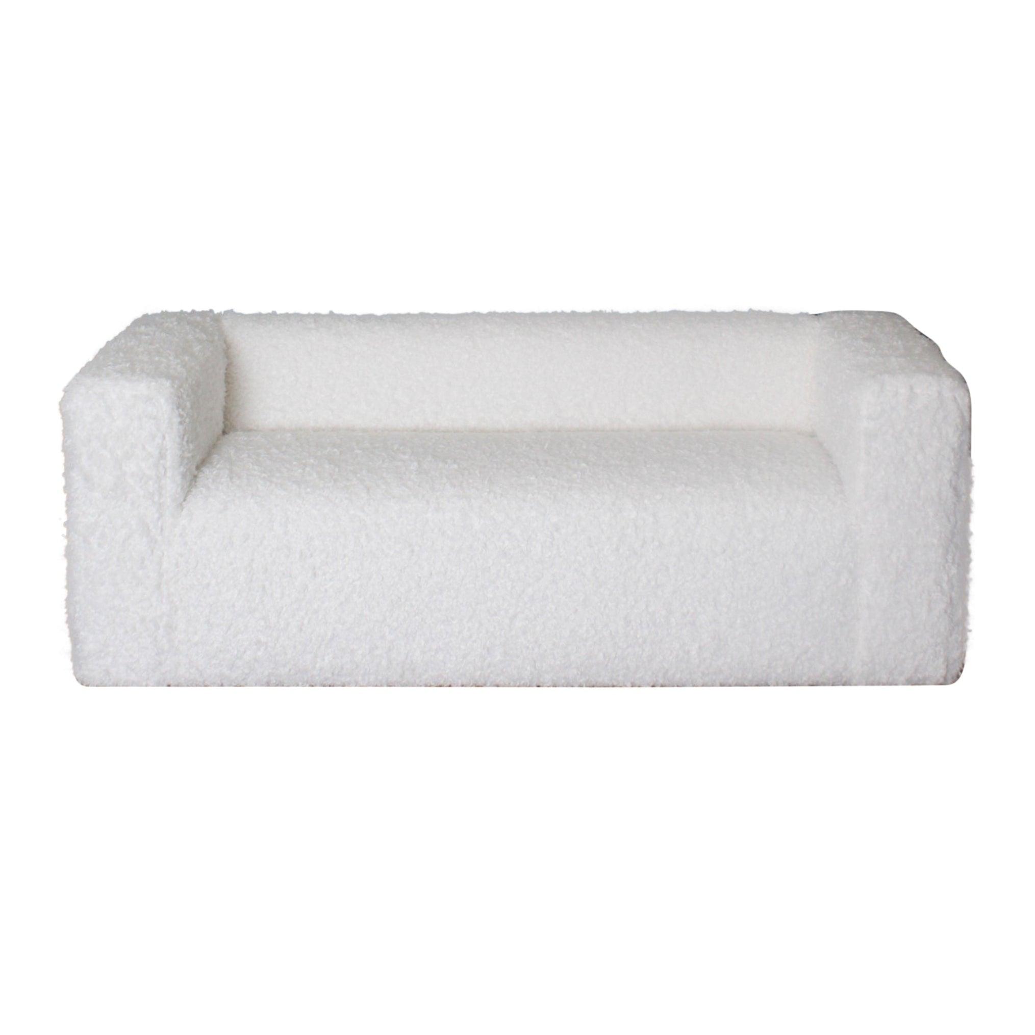 Plush Modern Sherpa Sofa