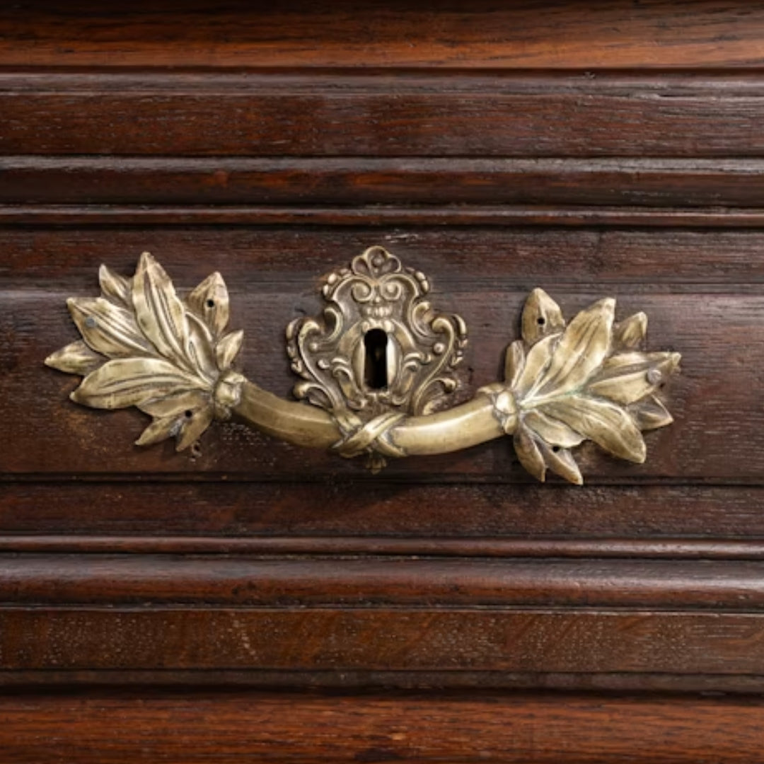 Versailles Heritage Oak Antique Chest, Circa 1800