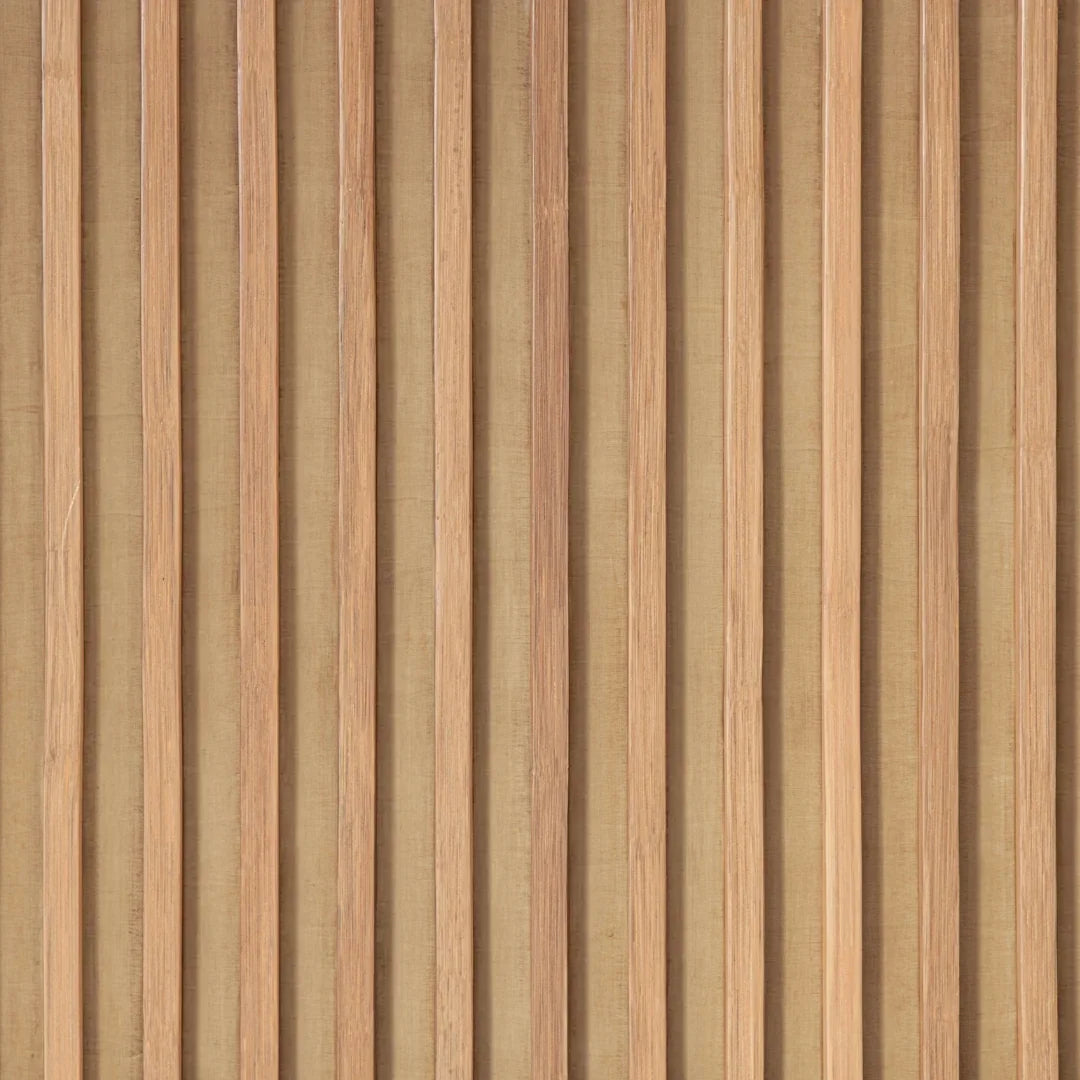 Vertical Slat Wood Panel Headboard