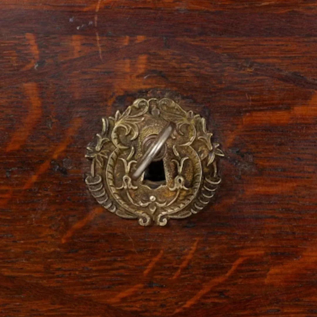 Vintage French Patinated Wood Drawer Chest, Circa 1850