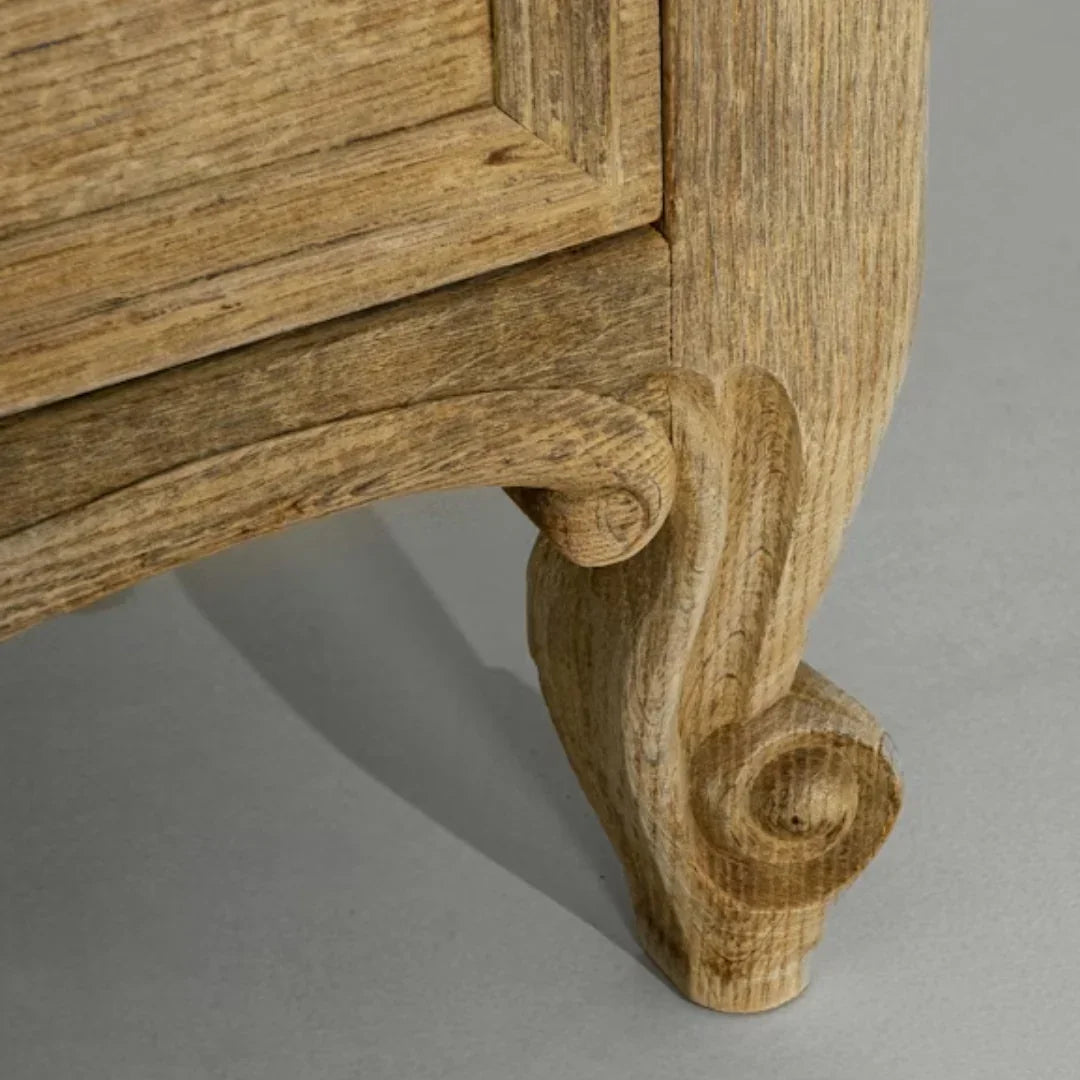 Vintage Oak French Vitrine With Mesh Door, Circa 1900