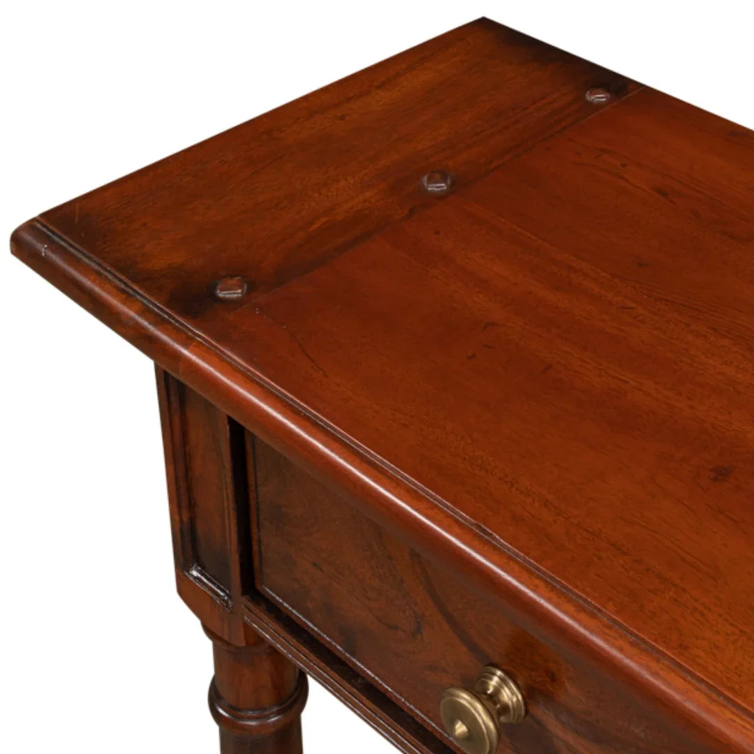 Walnut Stained French Console Table