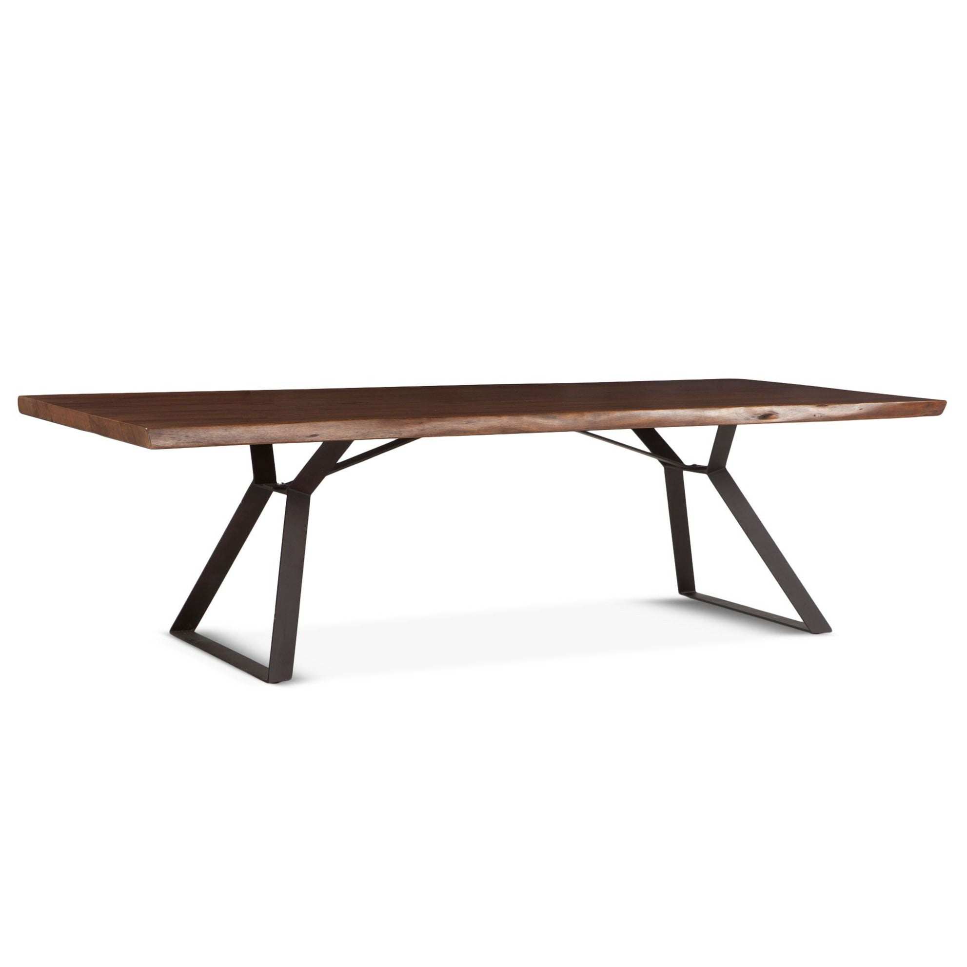 Industrial Live Edge Dining Table