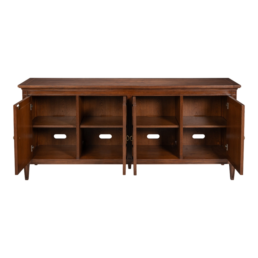Beaufort Walnut Quarter Credenza Sideboard
