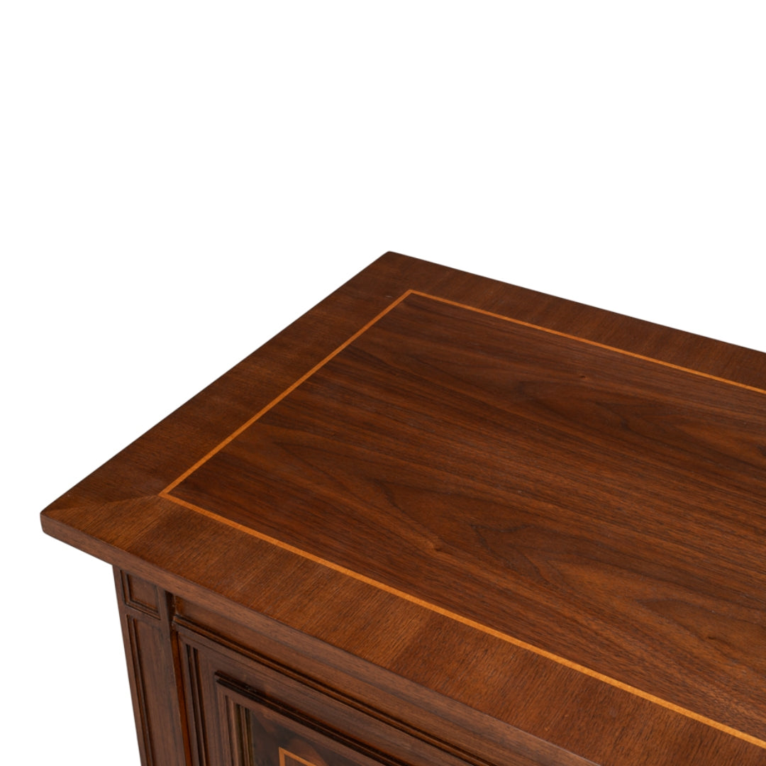 Beaufort Walnut Quarter Credenza Sideboard