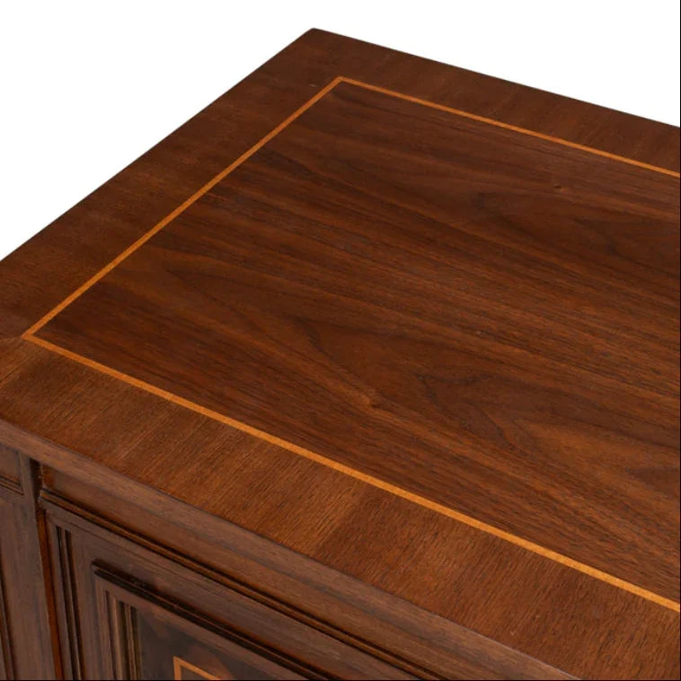 Beaufort Walnut Quarter Credenza Sideboard