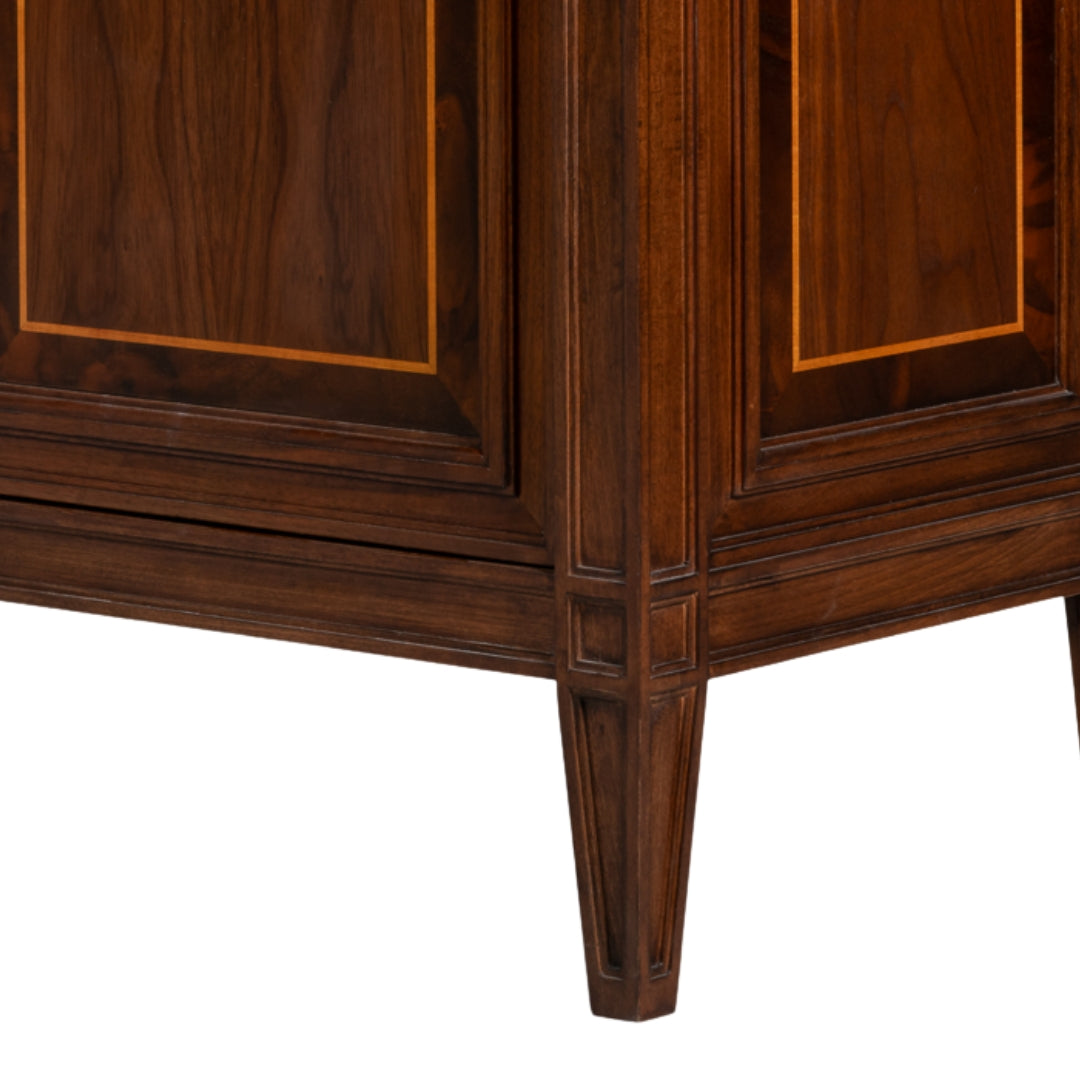 Beaufort Walnut Quarter Credenza Sideboard