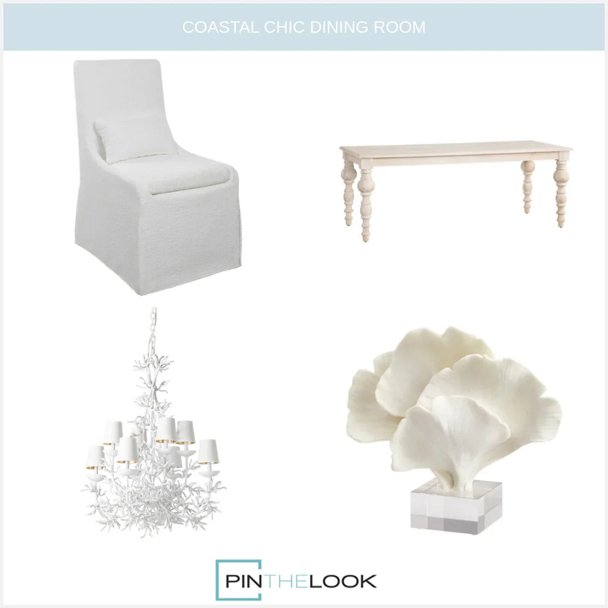White-Washed Long Dining Table