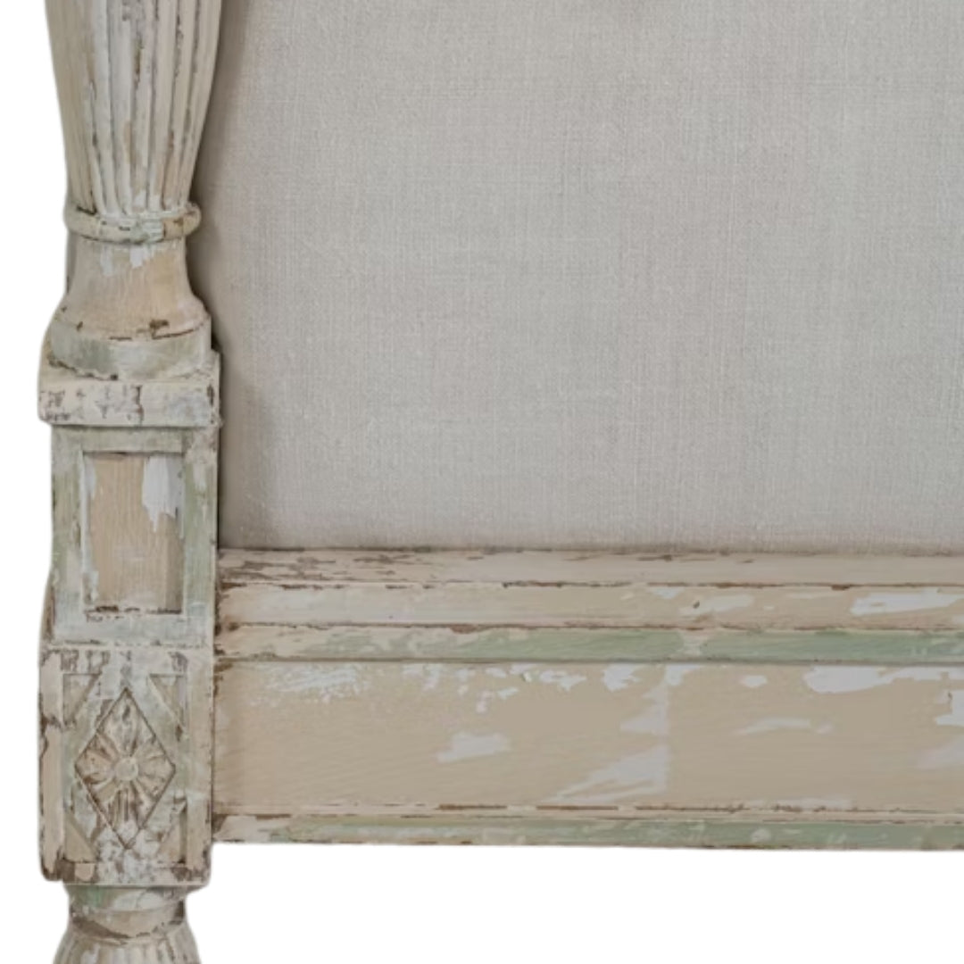 French Country Louis XVI Upholstered Daybed, Circa 1850