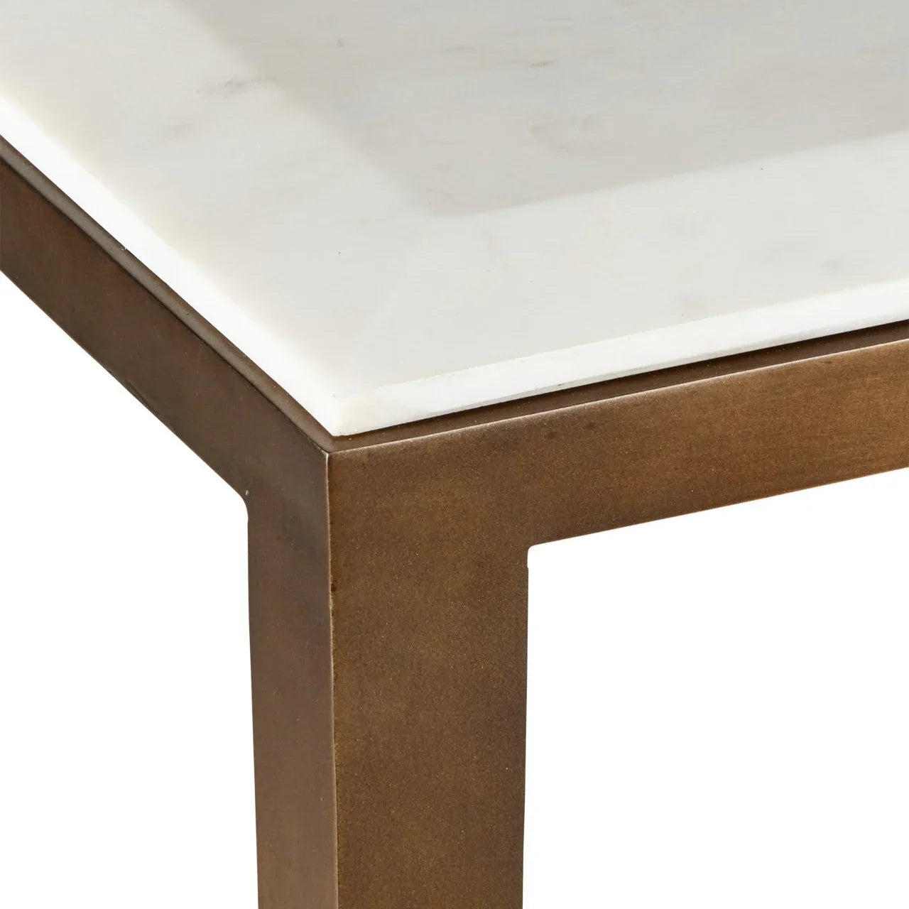 White Lilac Marble Console Table