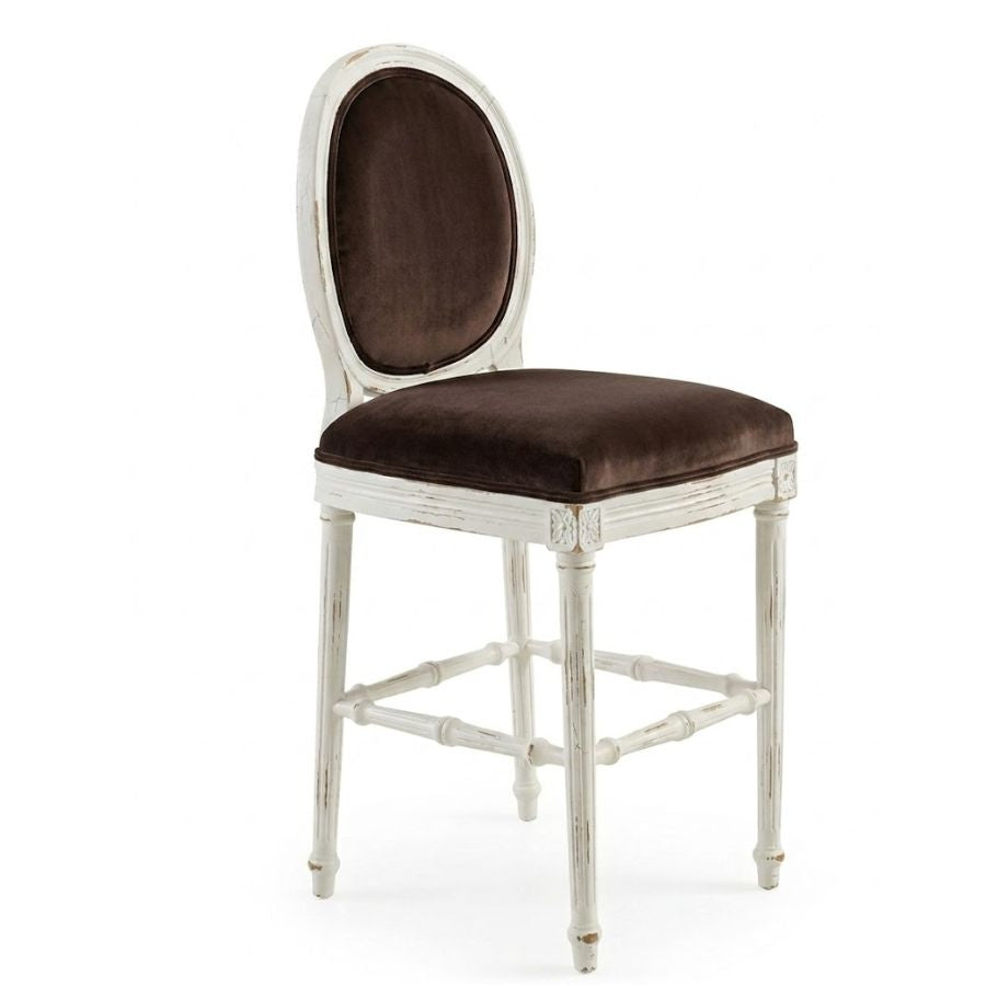 White Saint German French Stool