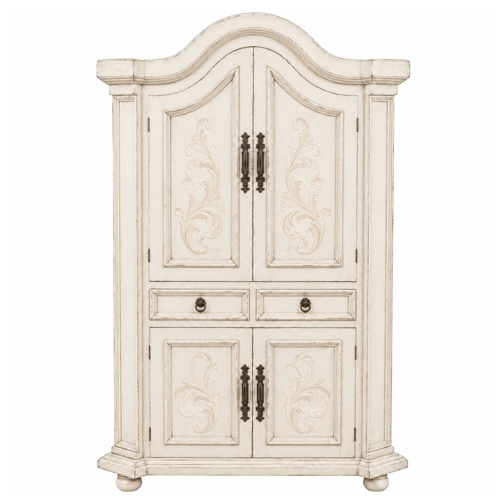 Arched French Country Armoire