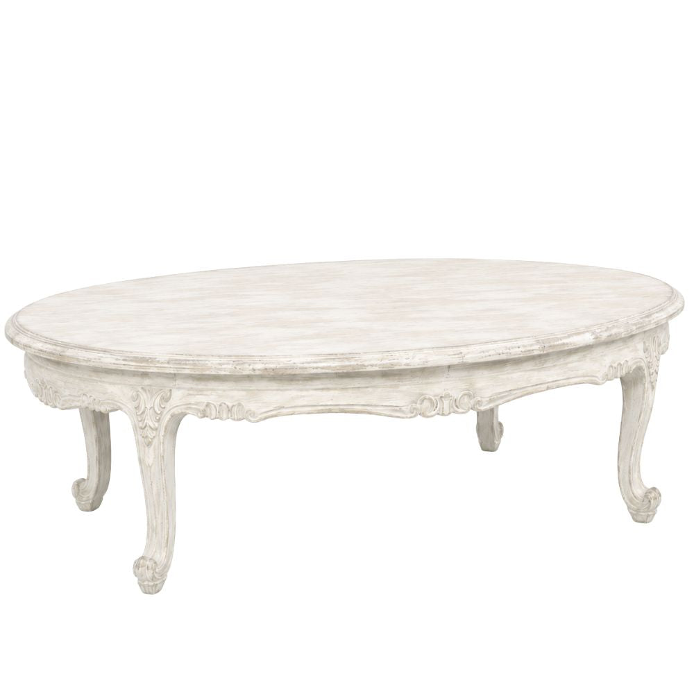 Lac White French Dejeuner Coffee Table