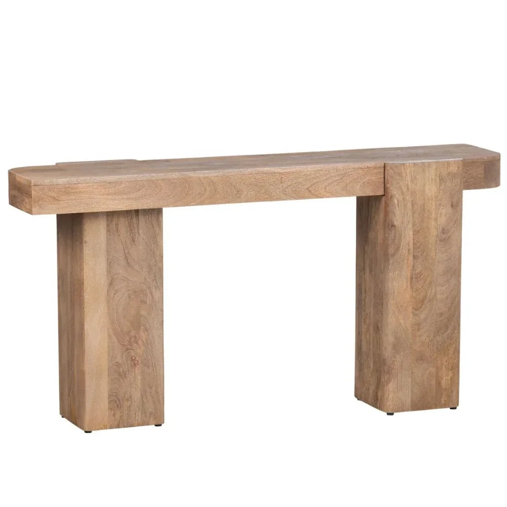 Rustic Dimensional Console Table