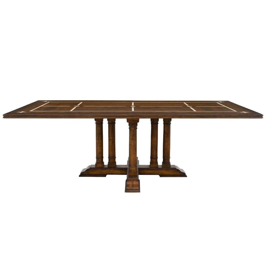 Aldwyn Wood Inlay Dining Table