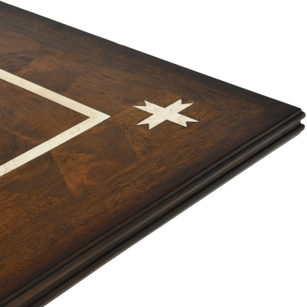Aldwyn Wood Inlay Dining Table