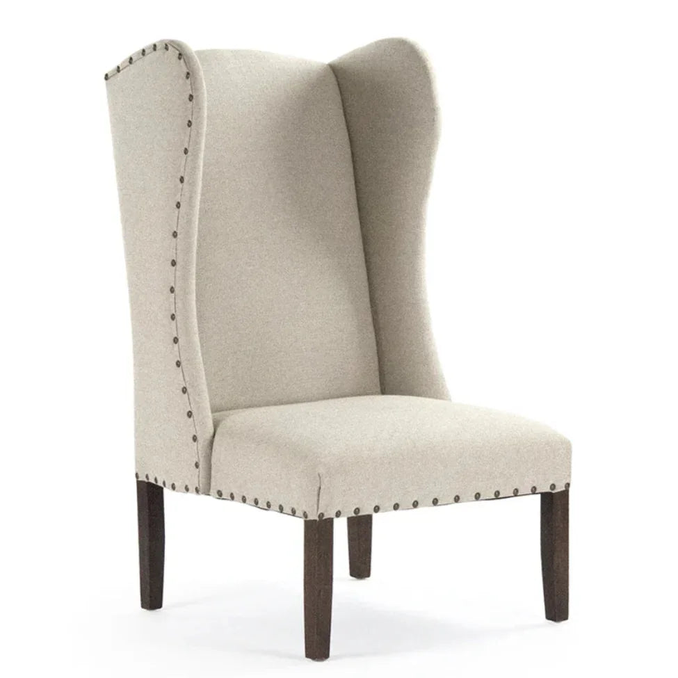 Wingback Nailhead Accent Chair