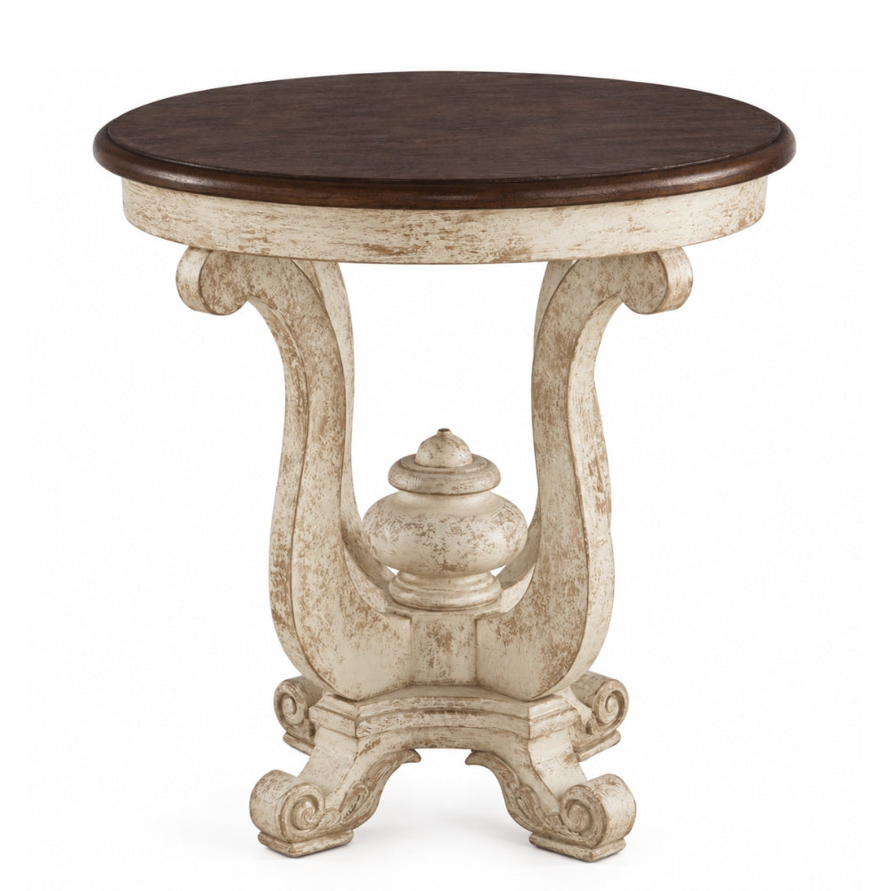 Distressed Cream Antoinette Display Table