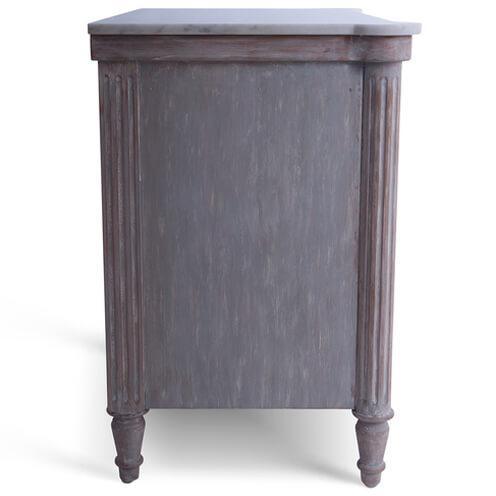 Angeline Marble Top Side Chest - Belle Escape